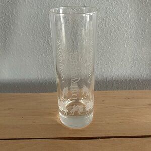 Courvoisier Cognac Etched Highball Glass‎ France 6" Barware